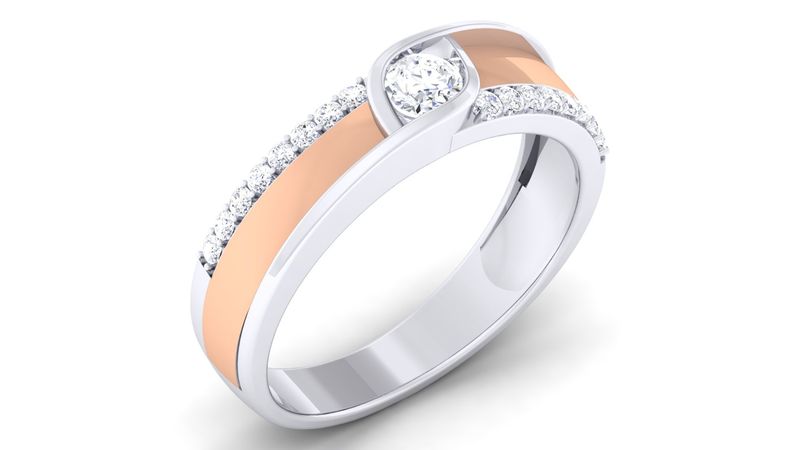 Obsidian Glow Men’s Ring