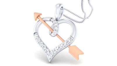 Gracie Diamond Heart Pendant