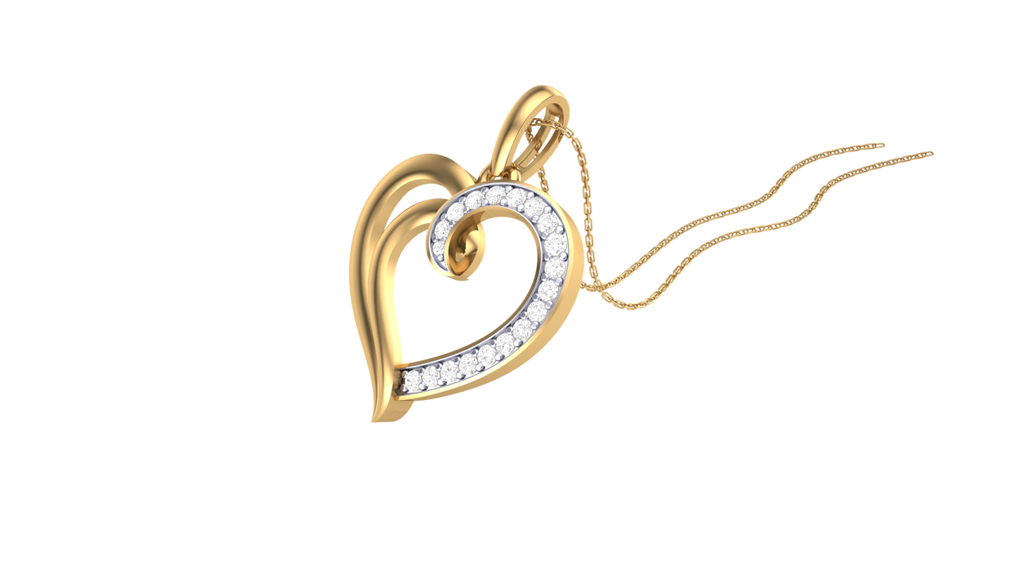 Vivienne Radiant Heart Pendant