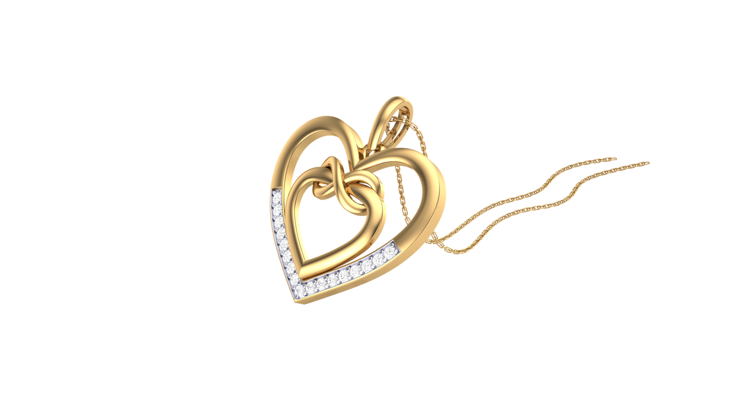 Kiara Heart Diamond Pendant