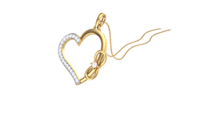 Delaney Graceful Heart Pendant