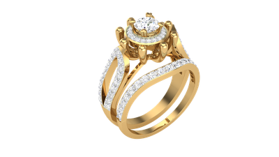 Zoey Bridal Diamond Ring Set