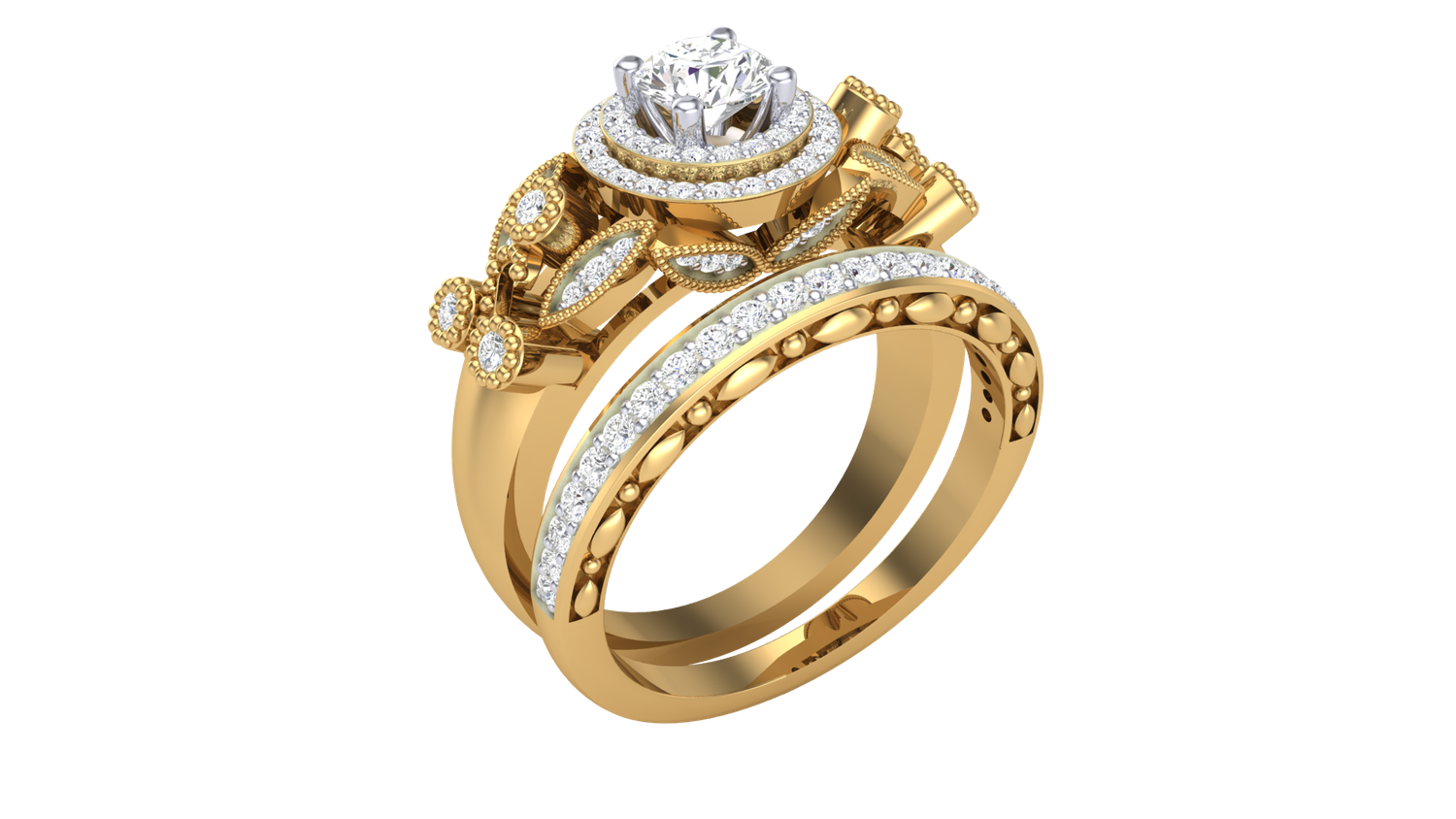 Paisley Diamond Bridal Set
