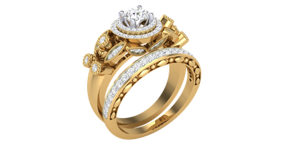 Paisley Diamond Bridal Set