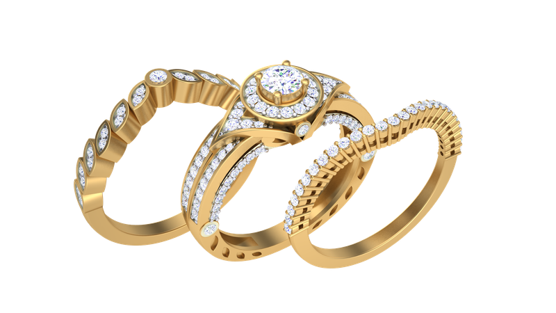 Natalie Diamond Bridal Set