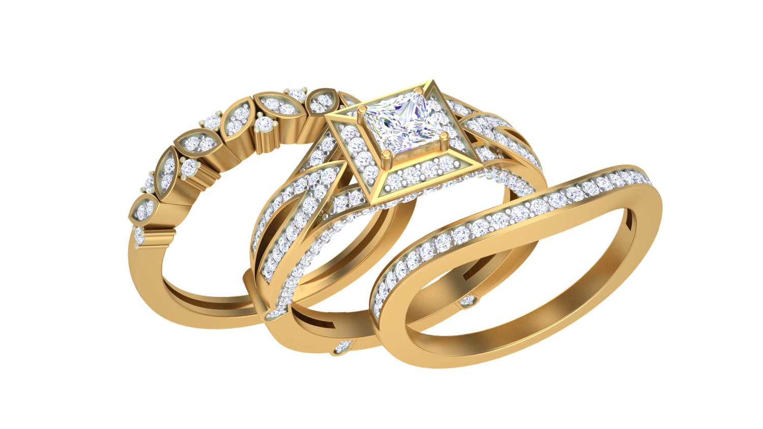 Josephine Diamond Bridal Set