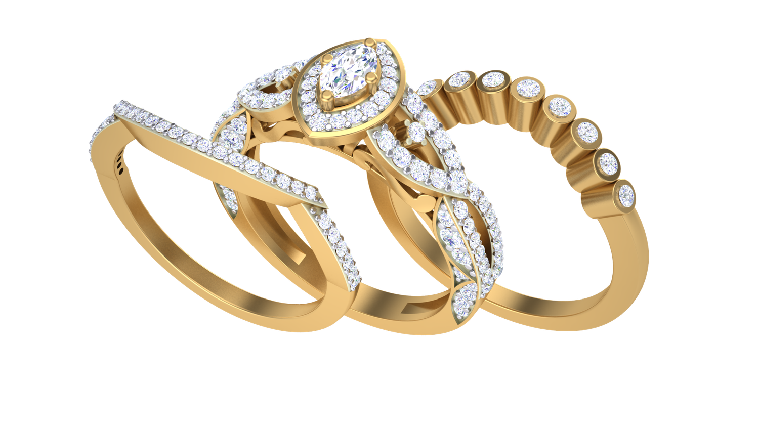 Kinsley Diamond Bridal Set