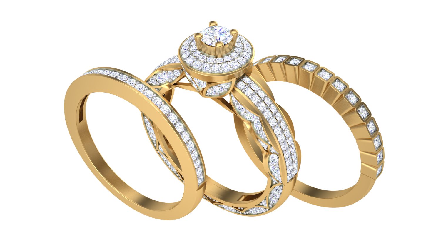 Everly Diamond Bridal Set