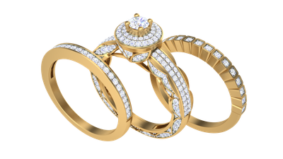 Everly Diamond Bridal Set