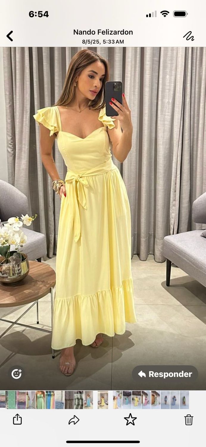 Sunny Yellow Maxi Dress