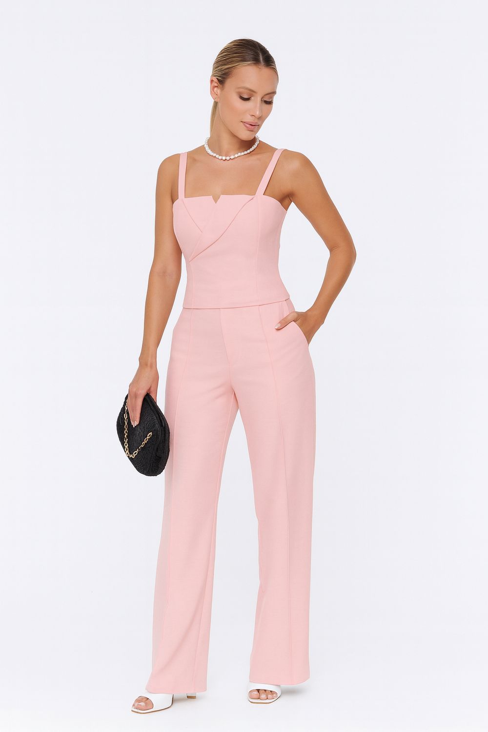 Blush Pink Tailored Set – Made in Brazil