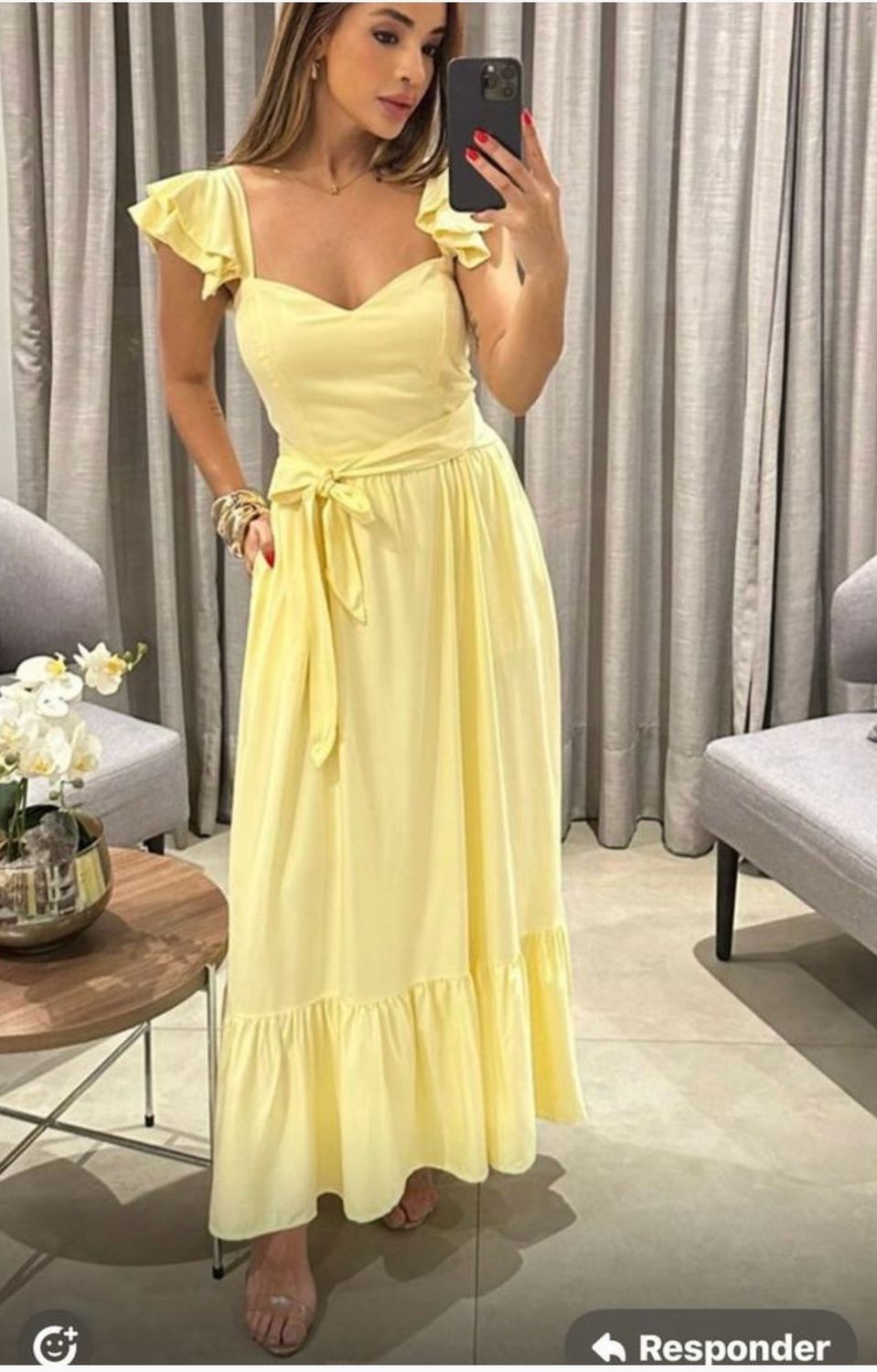 Sunny Yellow Maxi Dress
