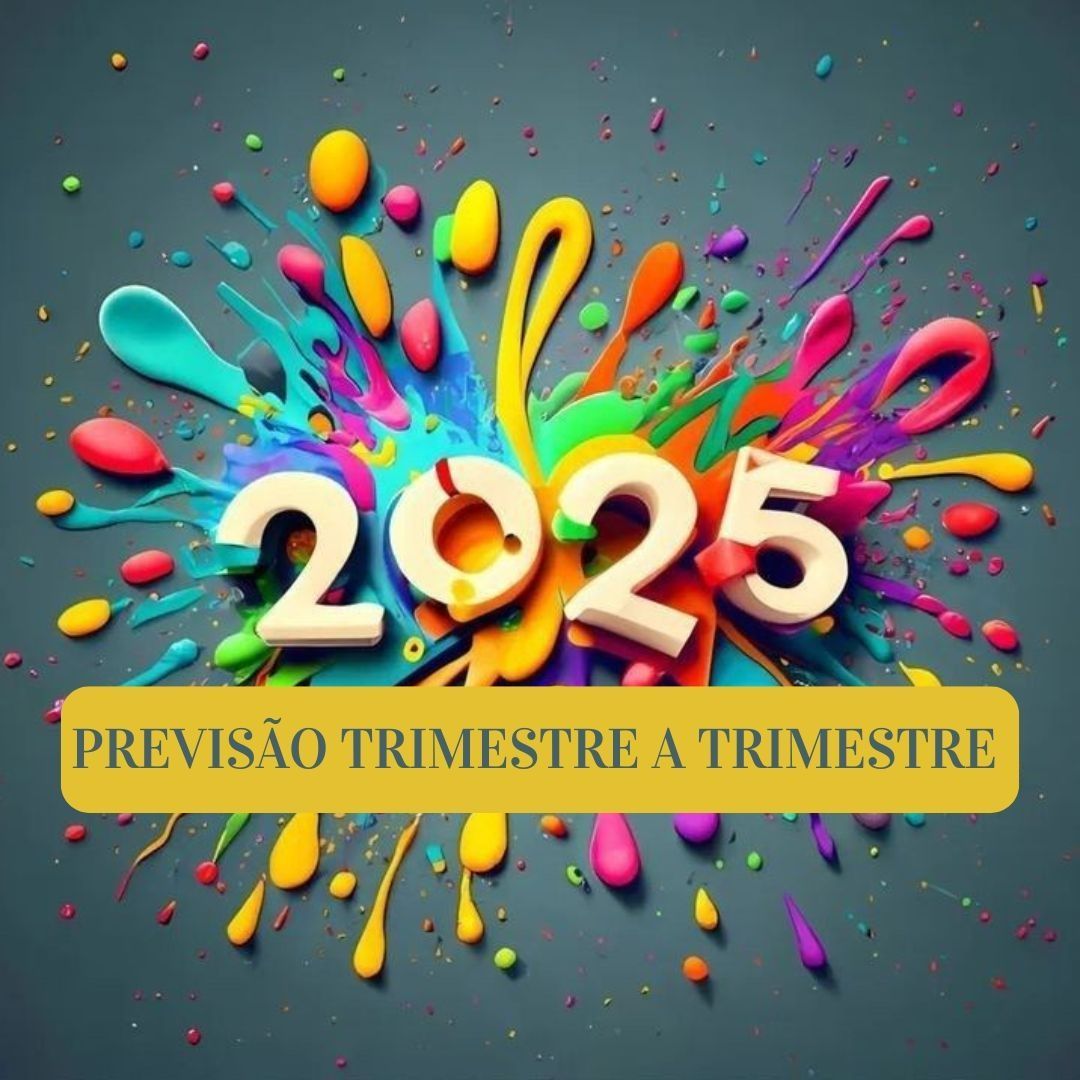 Previsão Anual 2025 por trimestre.