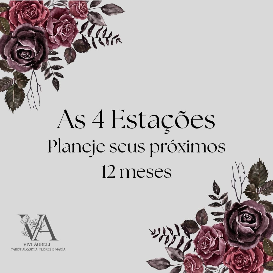AS 4 ESTAÇÕES - Planeje seus próximos 12 meses