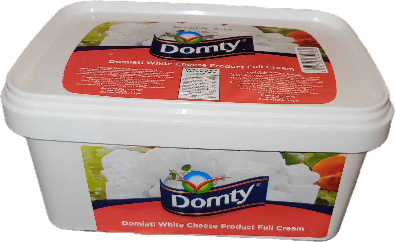 Domty Domiati (Istanbuli) White Cheese 1 Kg package - Red Label