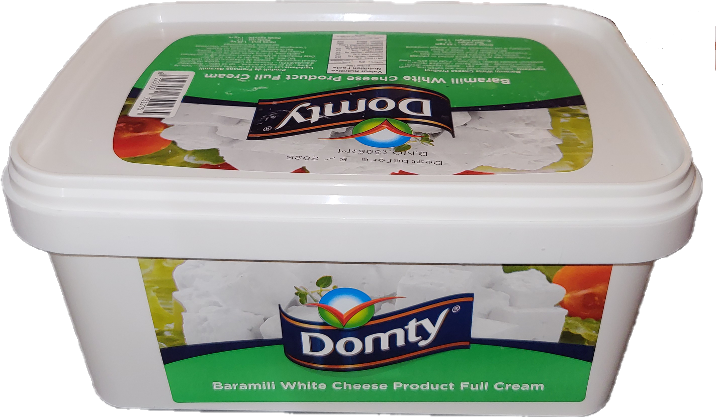 Domty Baramili White Cheese 1 Kg package - Green Label