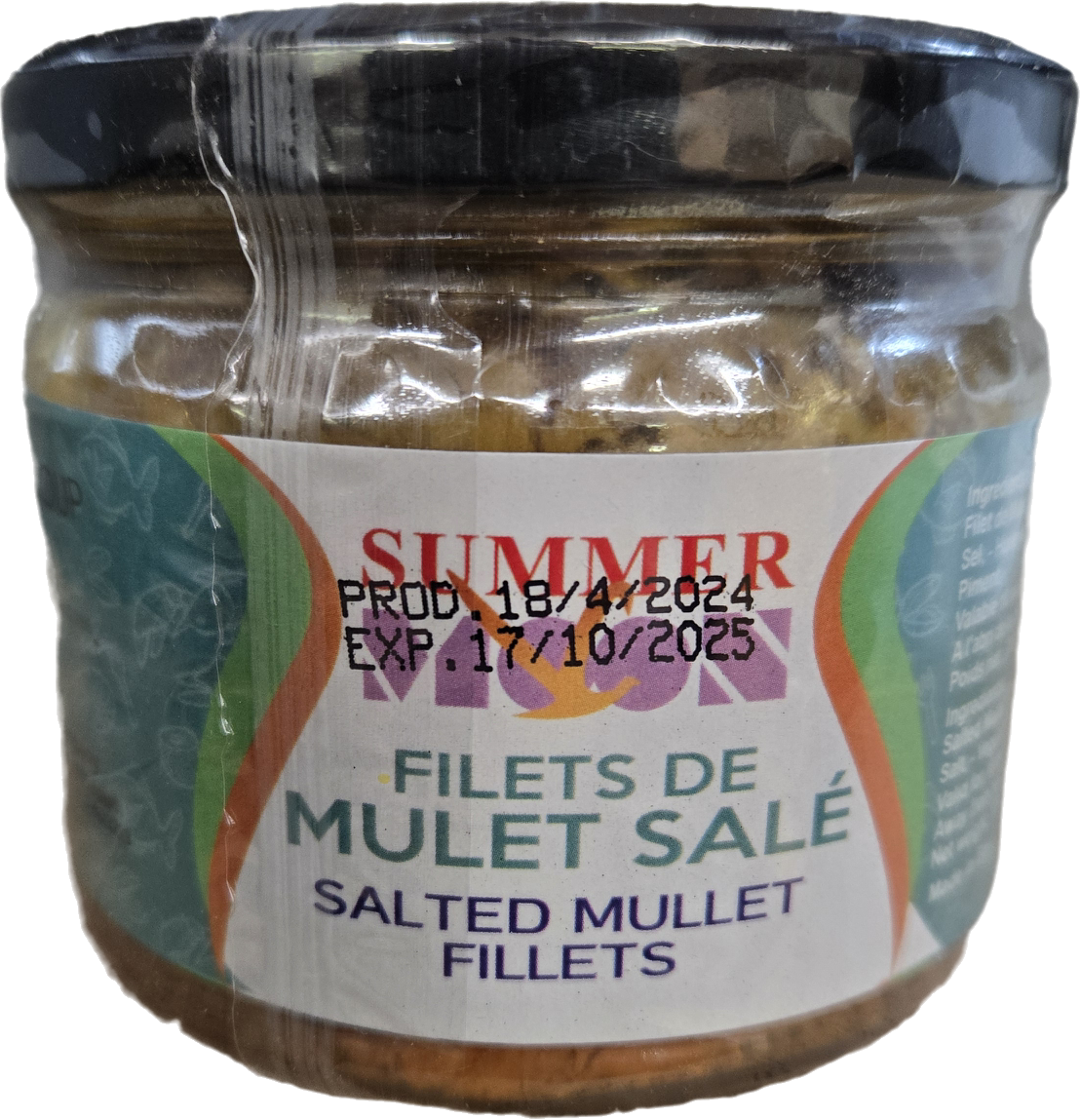 Summer Moon Refrigerated Salted Mullet Fillet Jar  - 300 grams