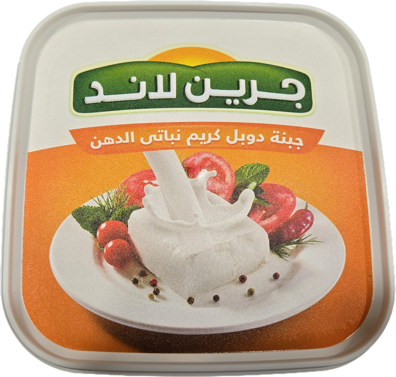 Green Land Double Cream White Cheese 1 Kg package - with palm oil