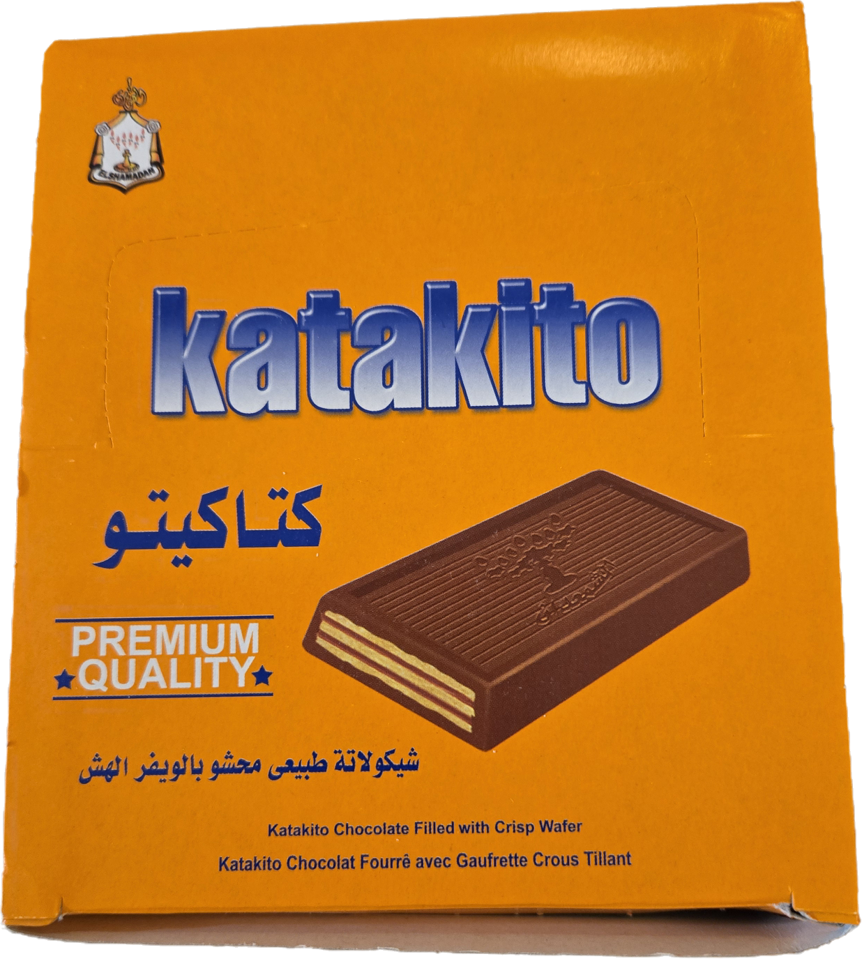 Katakito Chocolate Filled with crisp wafer 12 pcs x35 g