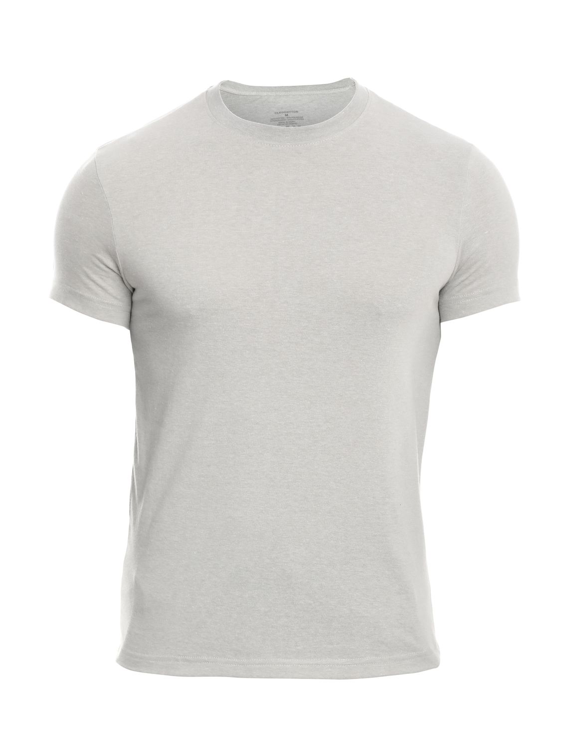 3 Pcs Pack Grey - Men&#39;s underwear crew Neck T.Shirt, Solid colours: Heather Grey, Main Sizes: Small, Brand: CLEOCOTTON