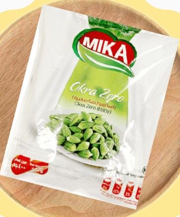 Mika Frozen Okra Zero - 400 grams Package - Size 2.5 to 3.5 cm