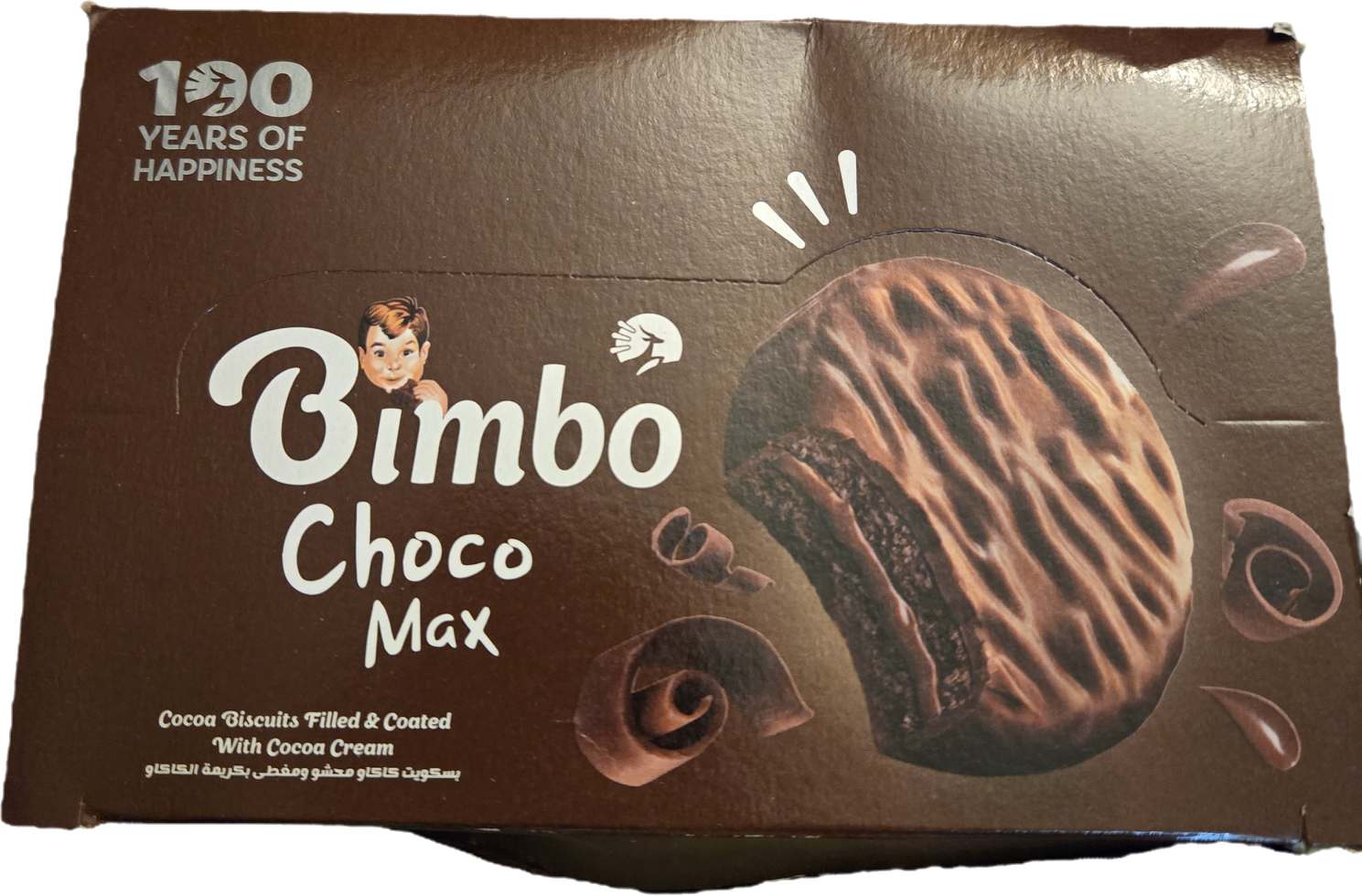 Bimbo Biscuits Filled &amp; Coated with Chocolate 12 pcs x30 g