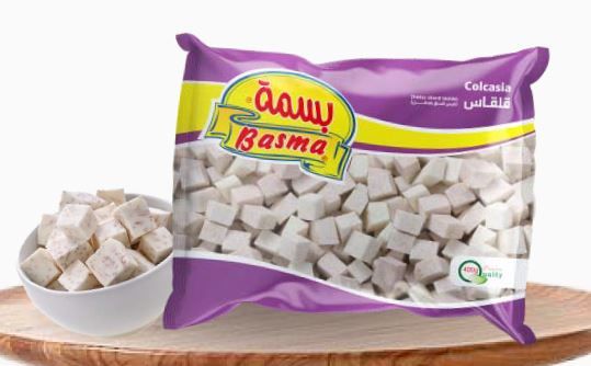 Basma Frozen Colcasia - Taro Root - 400 grams Package