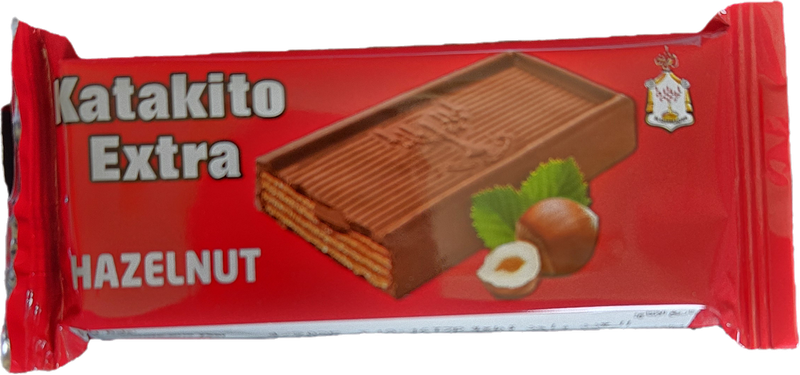 Katakito Hazelnut Chocolate Biscuits 35g Package