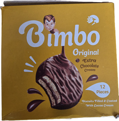 Bimbo Chocolate Original Filled &amp; Coated  12 pcs x30 g