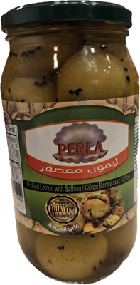Perla - Pickled Lemon with Saffron - 1 Kg Jar