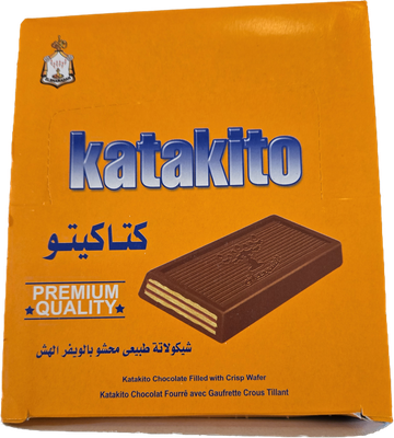 Katakito Chocolate Filled with crisp wafer 12 pcs x35 g