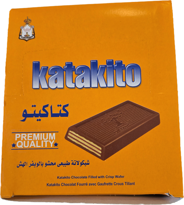 Katakito Chocolate Filled with crisp wafer 12 pcs x35 g