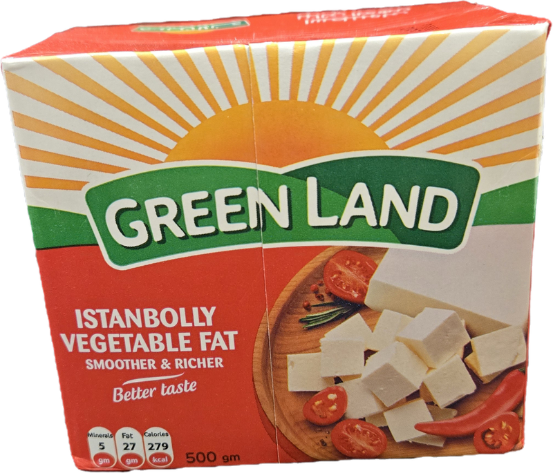 Green Land Vege Istanbolli White Cheese 500 gram Tetra Pack package