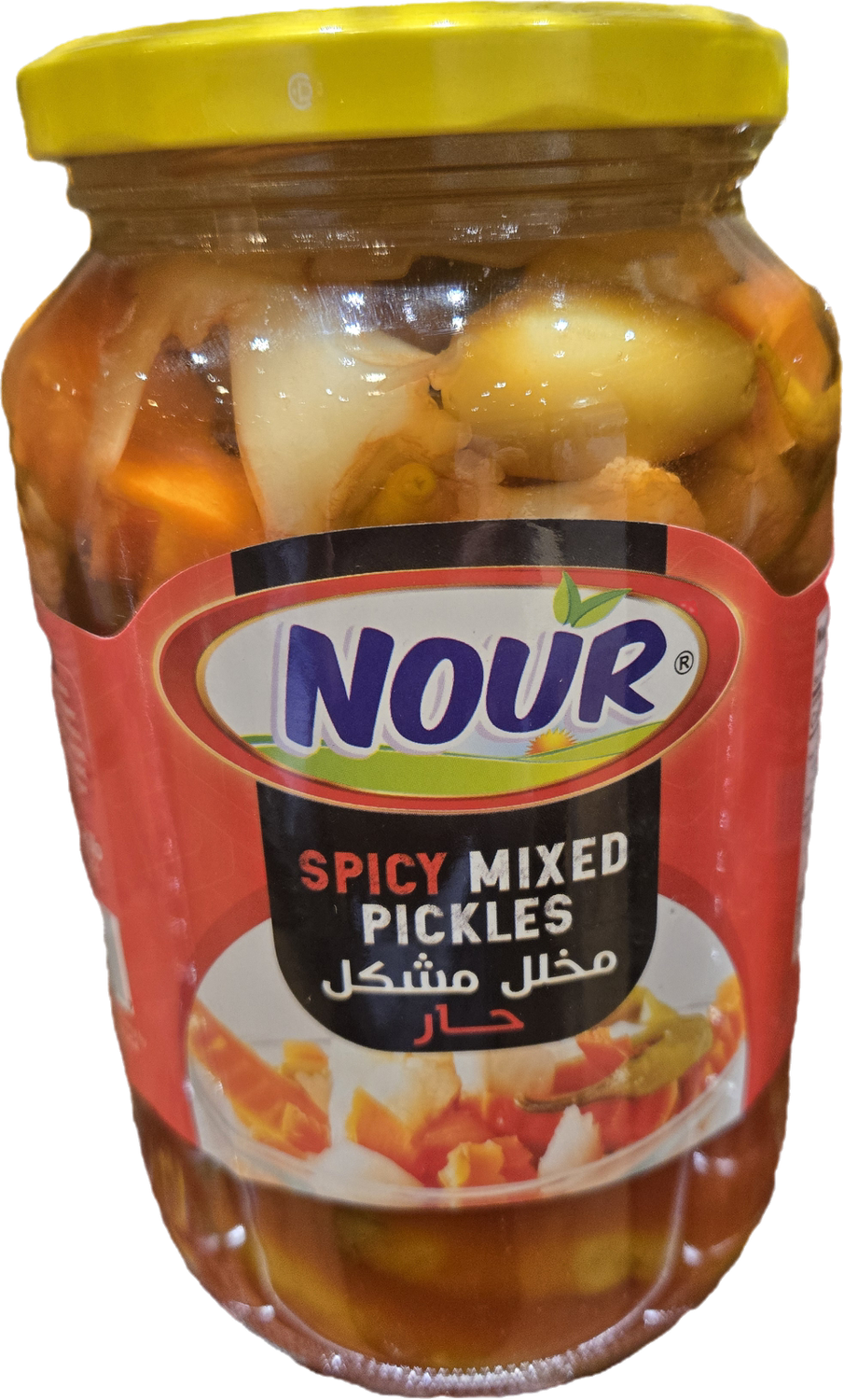 Nour - Mixed Pickles Spicy- 1 Kg Jar