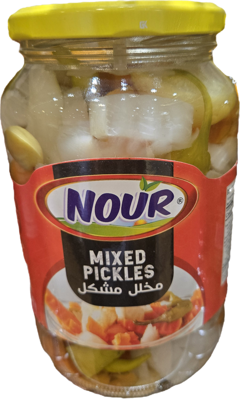 Nour - Mixed Pickles Plain - 1 Kg Jar