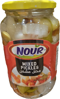 Nour - Mixed Pickles Plain - 1 Kg Jar