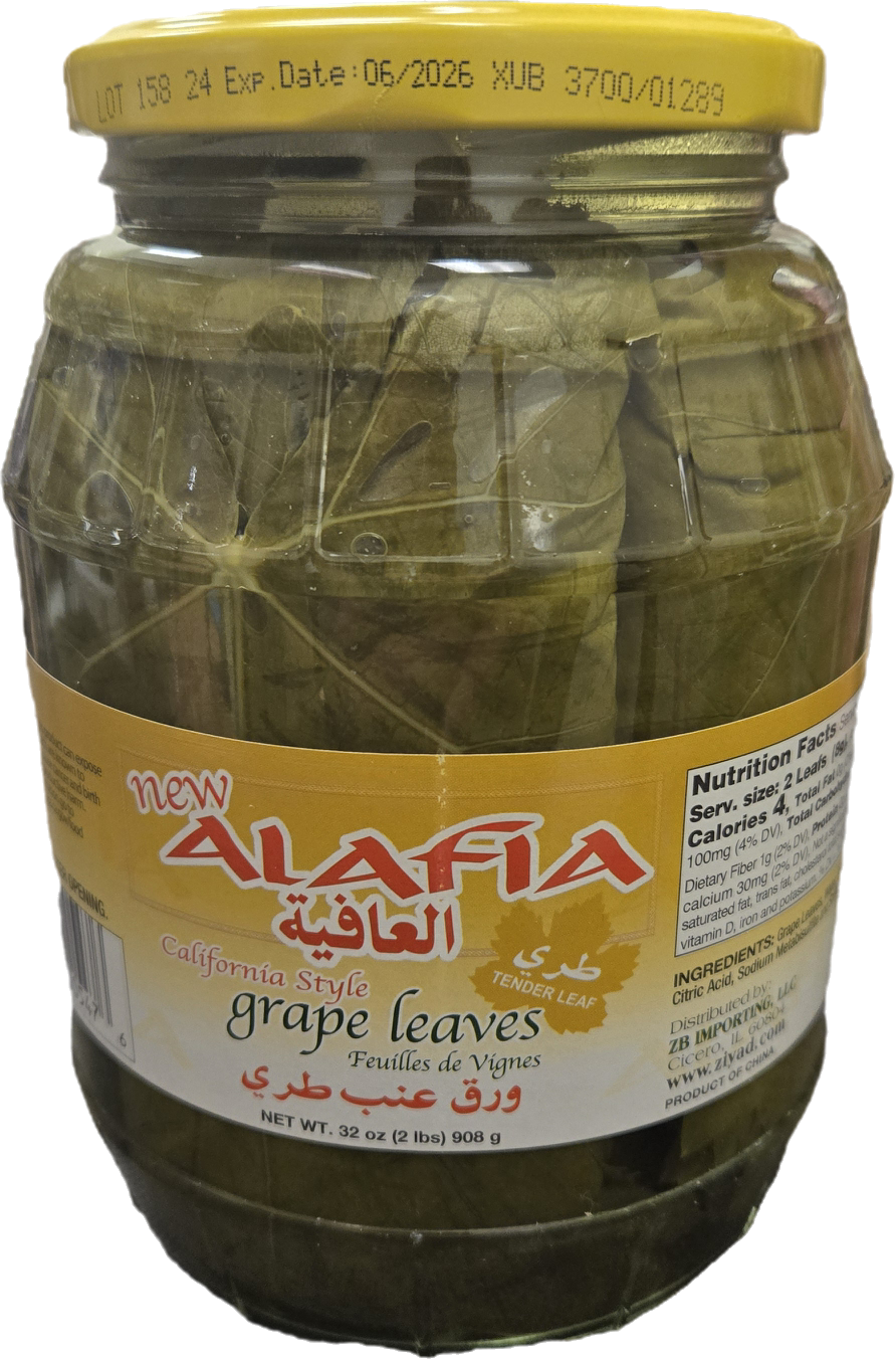 Al Afia - Soft Grape Leaves - 900g Jar