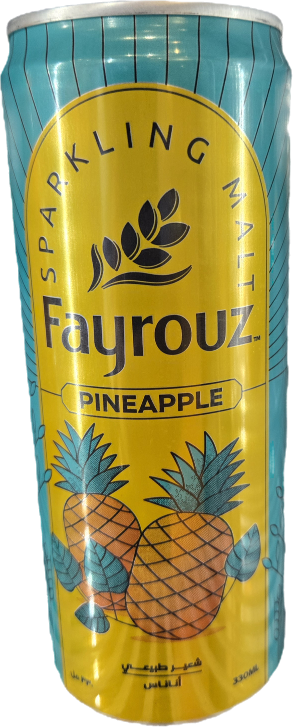 Fayrouz Pineapple Non-alcoholic Malt Drink 330ml