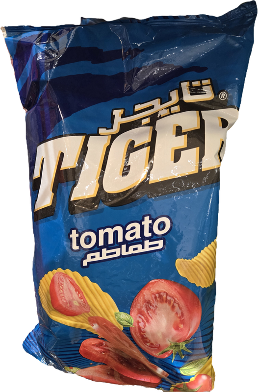 Tiger fried potato chips - Tomato - 200g Package