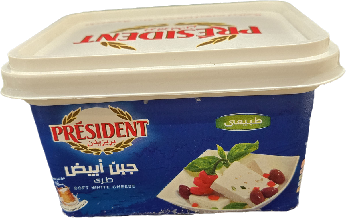 President Soft 100% Milk White Cheese 450g package