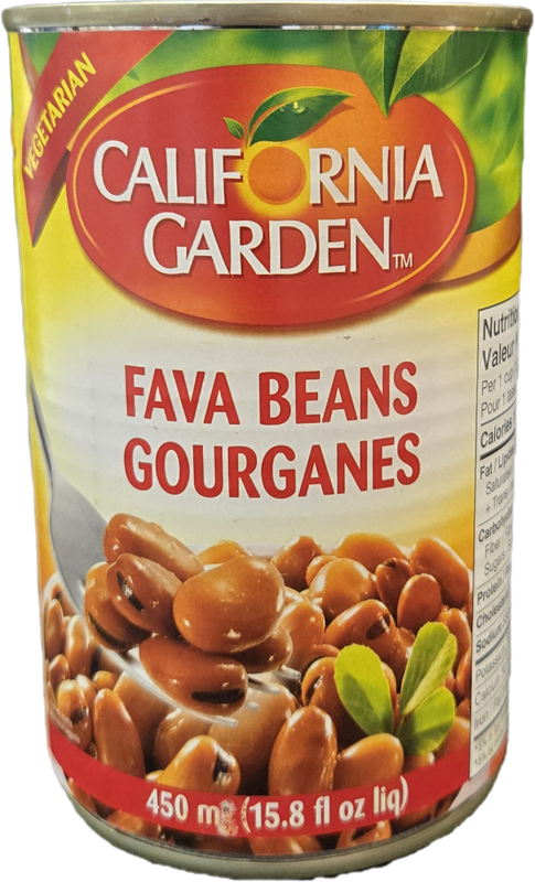 California Garden Canned Fava Beans Plain 450 g​