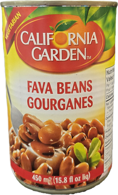 California Garden Canned Fava Beans Plain 450 g​
