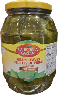 California Garden Premium Grape Leaves - 900g Jar