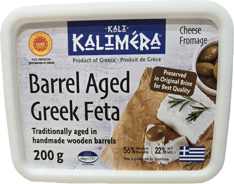 Kalimera Greek Barrel Aged Feta Cheese 200g