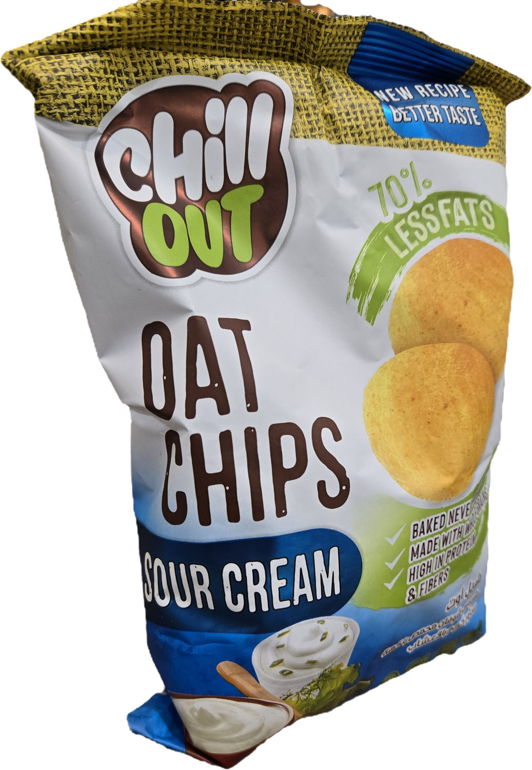 Chill Out Oat Oven Baked Chips Sour Cream 60g