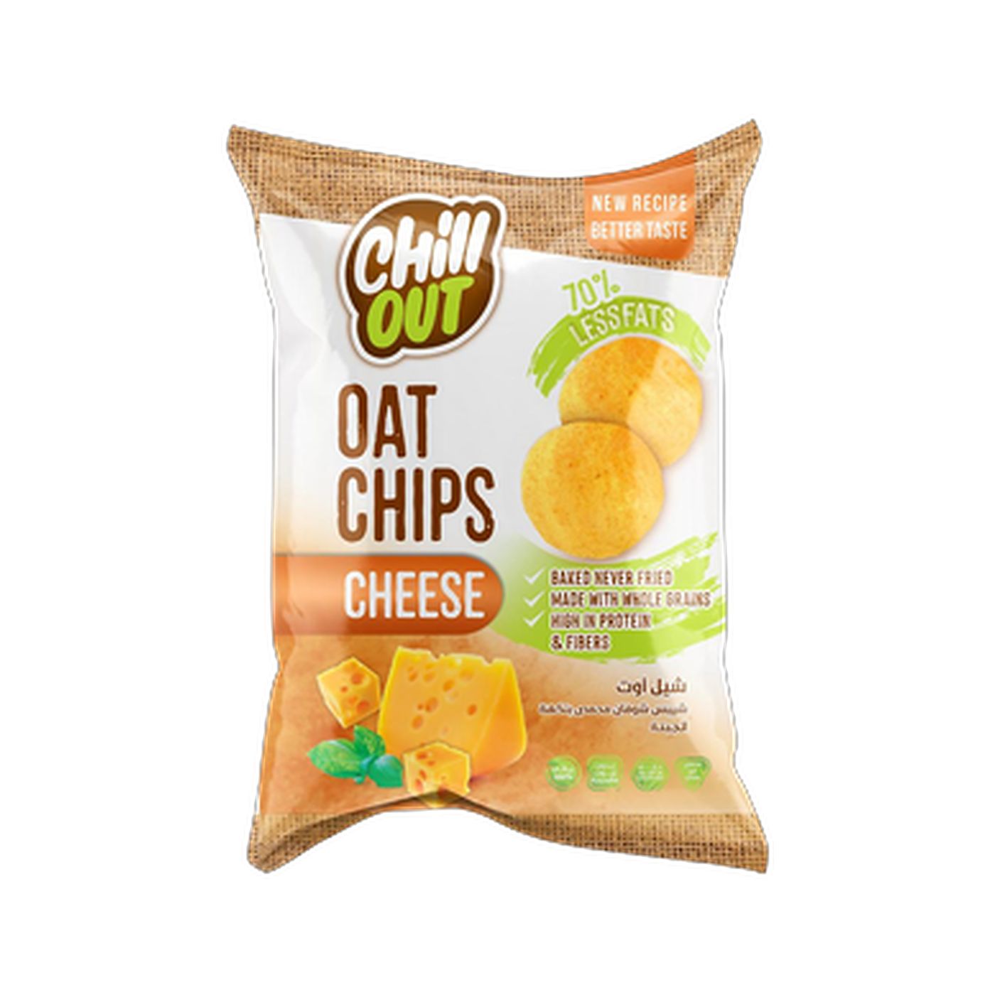 Chill Out Oat Oven Baked Chips Cheese 60g