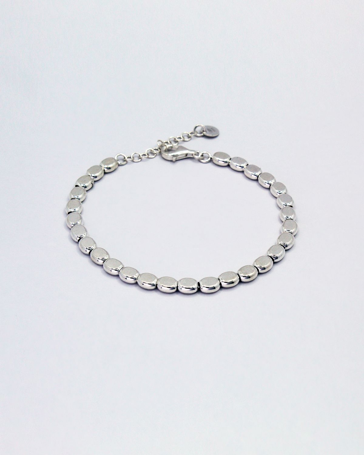 Silver Pebble Chain Bracelet