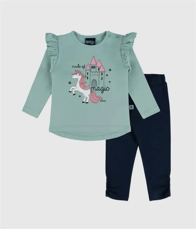 ​Bennie – Conjunto Made of Magic para Menina | Camisola e Legging | Outono/Inverno