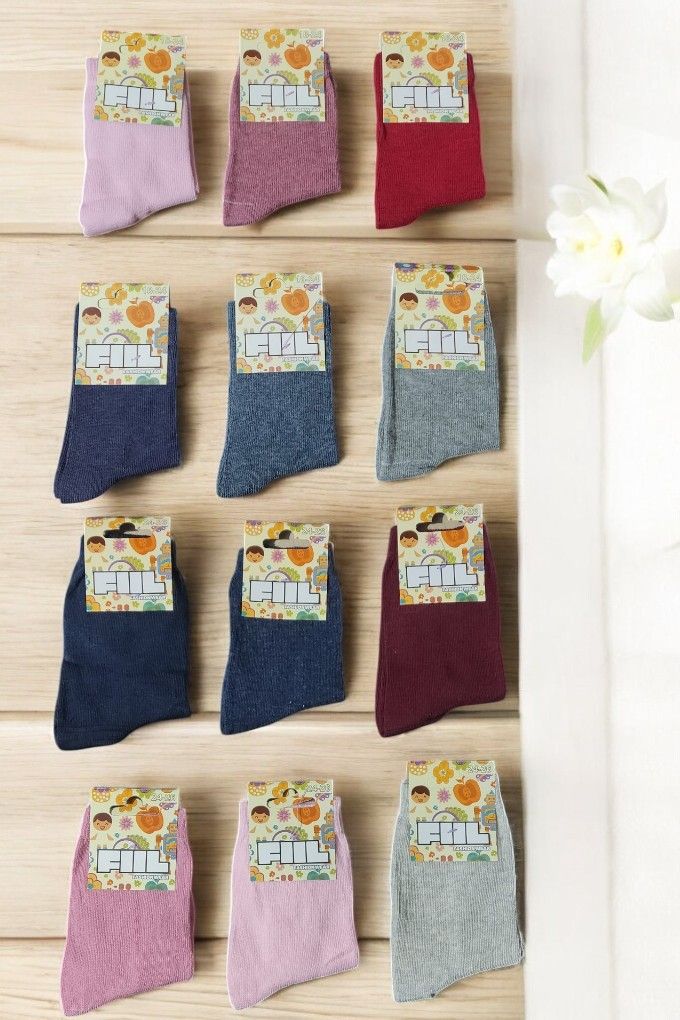 Plain Children&#39;s Short Socks
