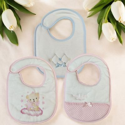 Cotton Plasticized Bibs – Embroidered and Printed